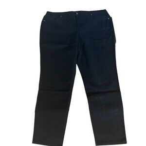 Style & Co Straight-Leg Black Pants 18W NWT